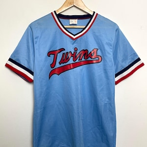 90's Minnesota Twins クーパーズタウン XL古着ゲームシャツ nike-twins-ac-velocity-t-shirt