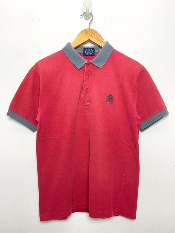Vintage 1990s Gap Pastel Ringer Polo Shirt (size a
