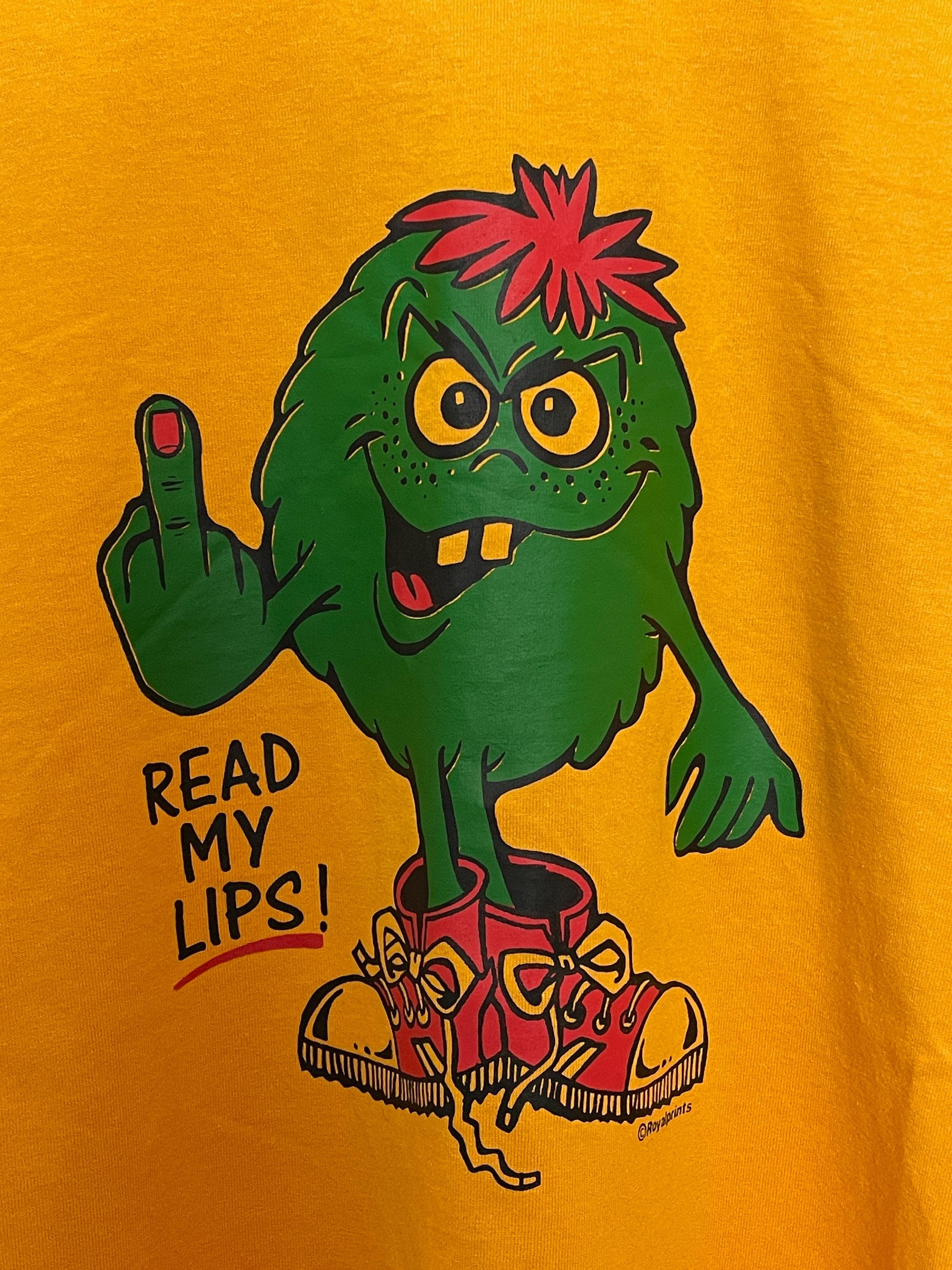 Vintage 1980s Camacho Gerald the Green Monster “read My Lips
