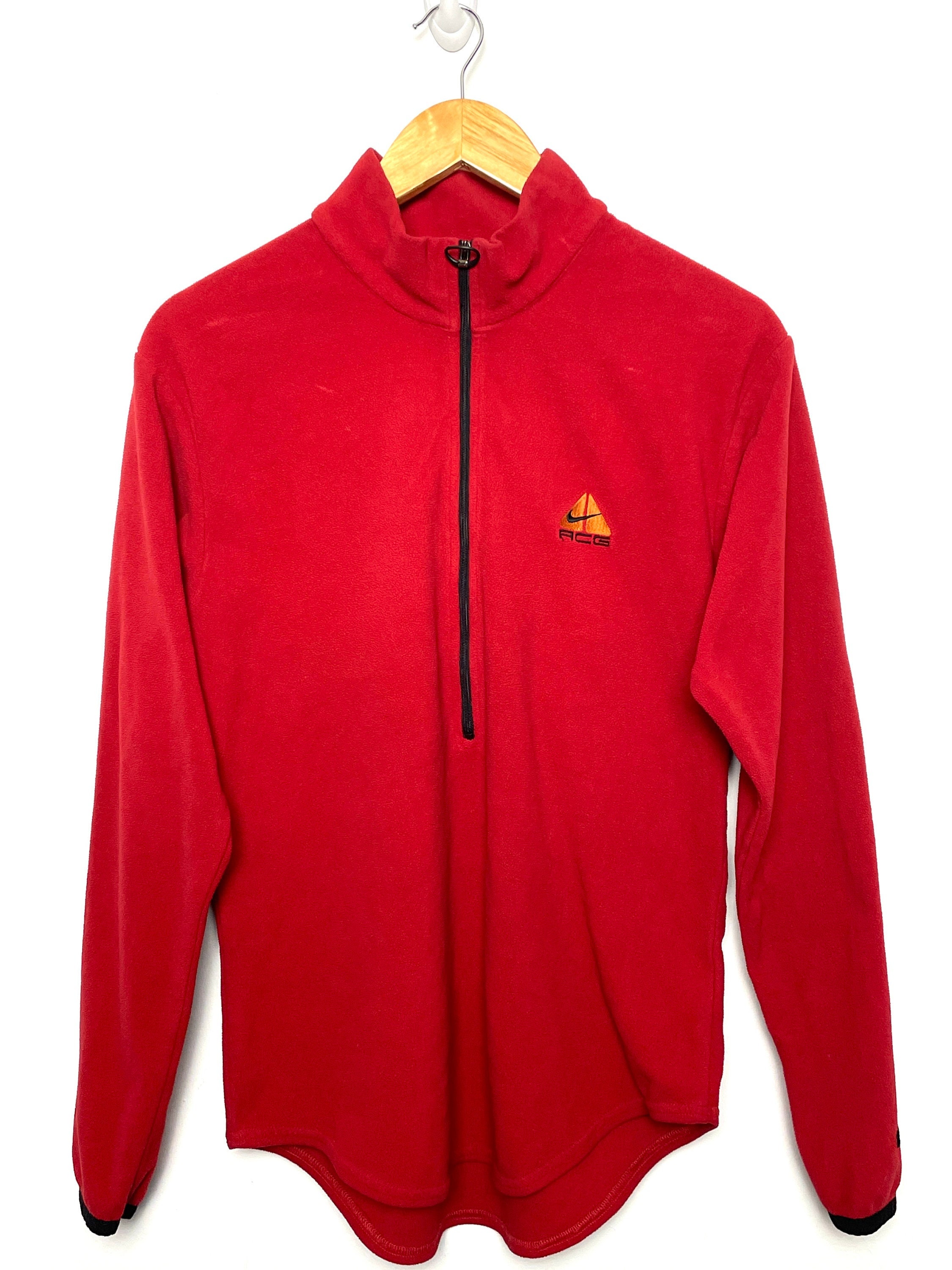 Half zip fleece nike hot sale
