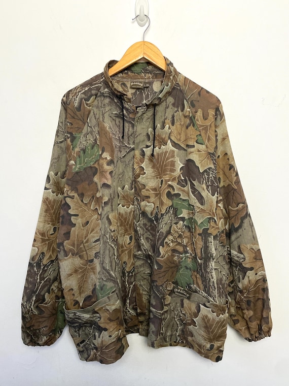 Vintage 1990s Spartan Outdoors Realtree Forest Camouflage Zip up