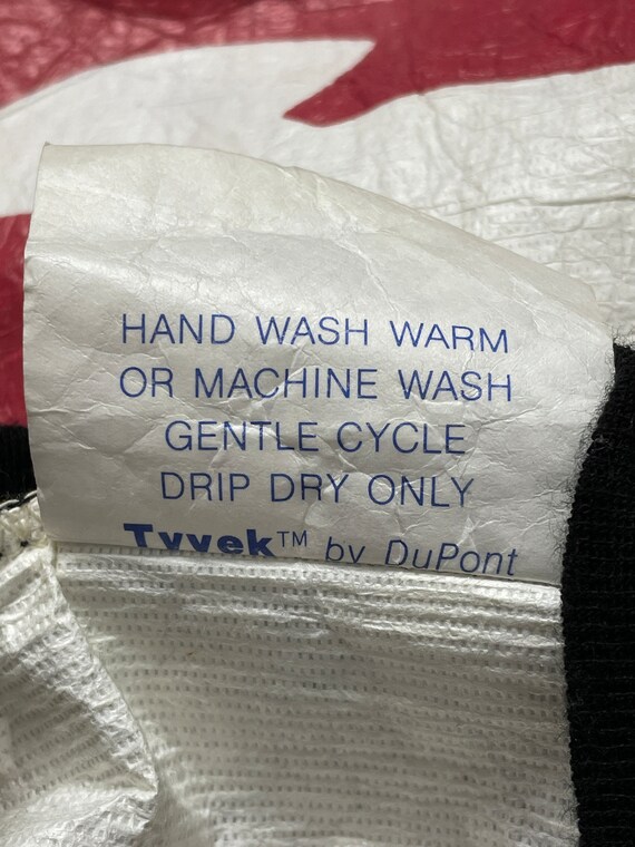 Vintage 1987 Dallas White Rock Marathon Tyvek Graphic… Gem