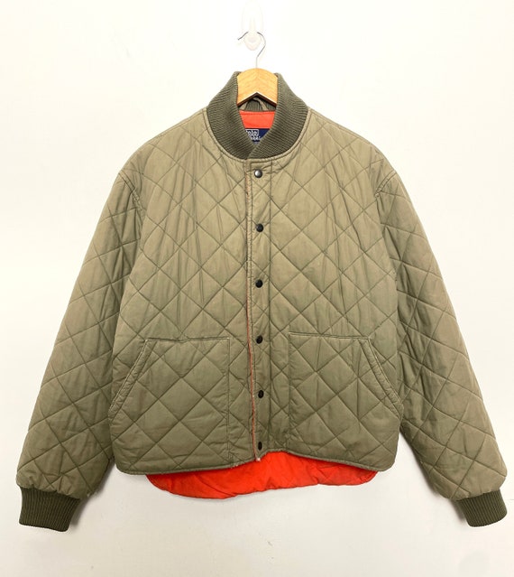 Vintage 90s Polo Ralph Lauren Quilted Down Puffer Jacket