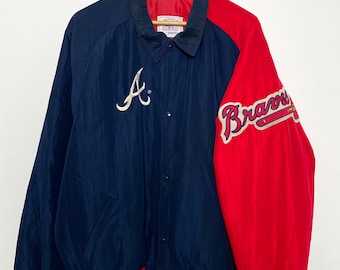 Vintage 1990s Atlanta Braves Starter Diamond Collection Jacket