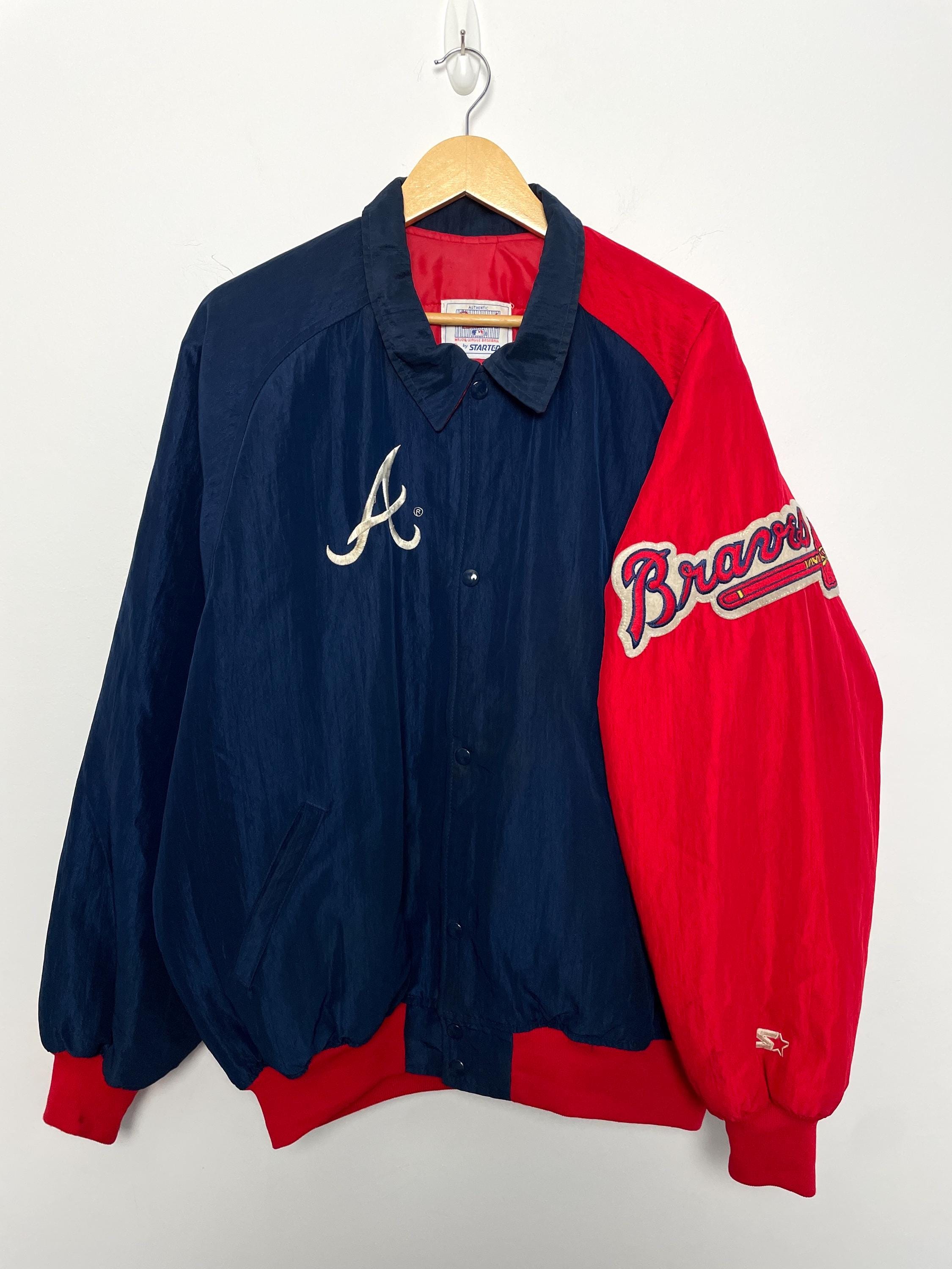 90s Starter Jackets Braves - Etsy