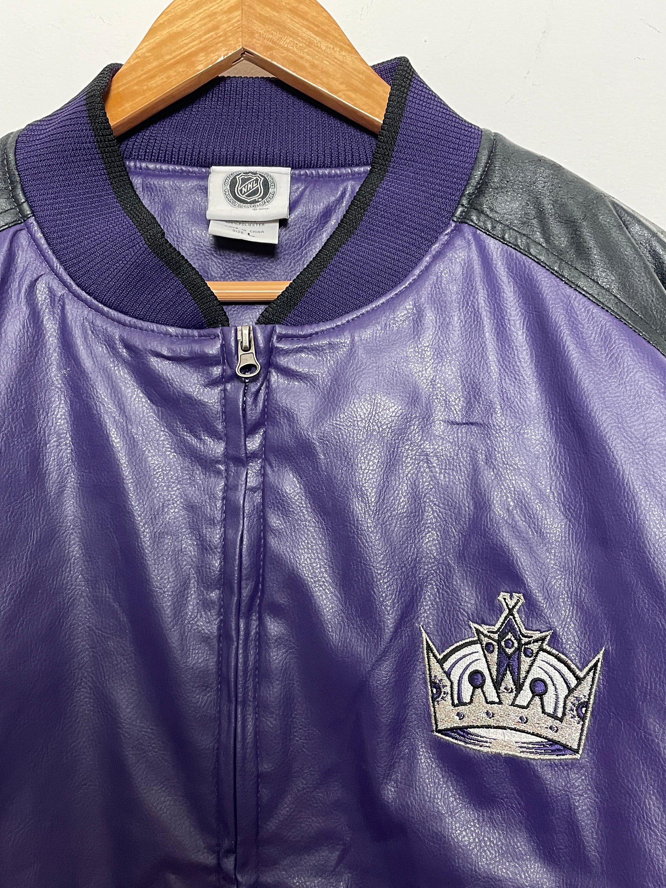 Vintage 1990s Los Angeles Kings NHL Hockey Zip New With Tags