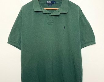 Vintage 1990s Polo Golf by Ralph Lauren Horse Logo Polo Shirt