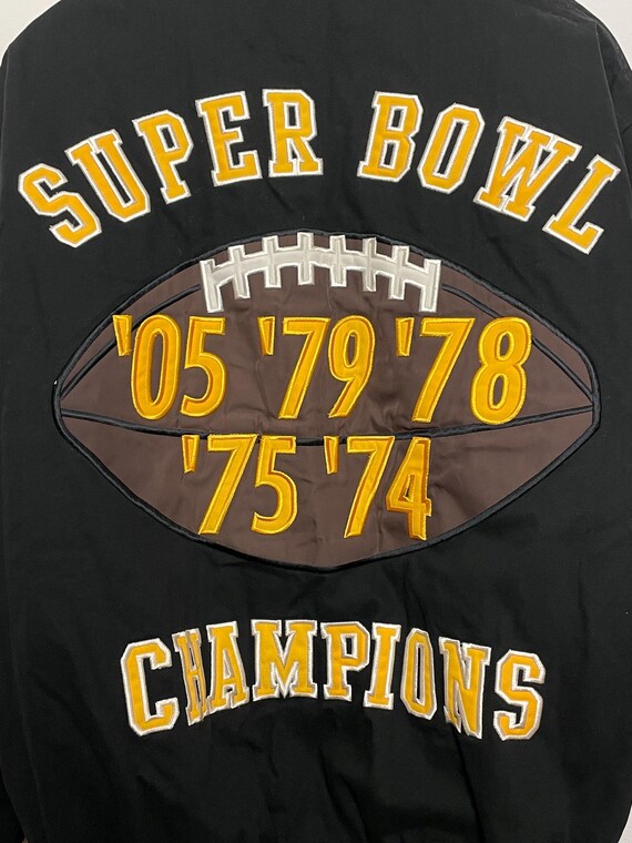 Vintage Pittsburgh Steelers NFL Football 5 Time Super Bowl