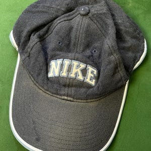 VTG 90s NIKE Embroidered Double Big Logo Swoosh Cap Unisex