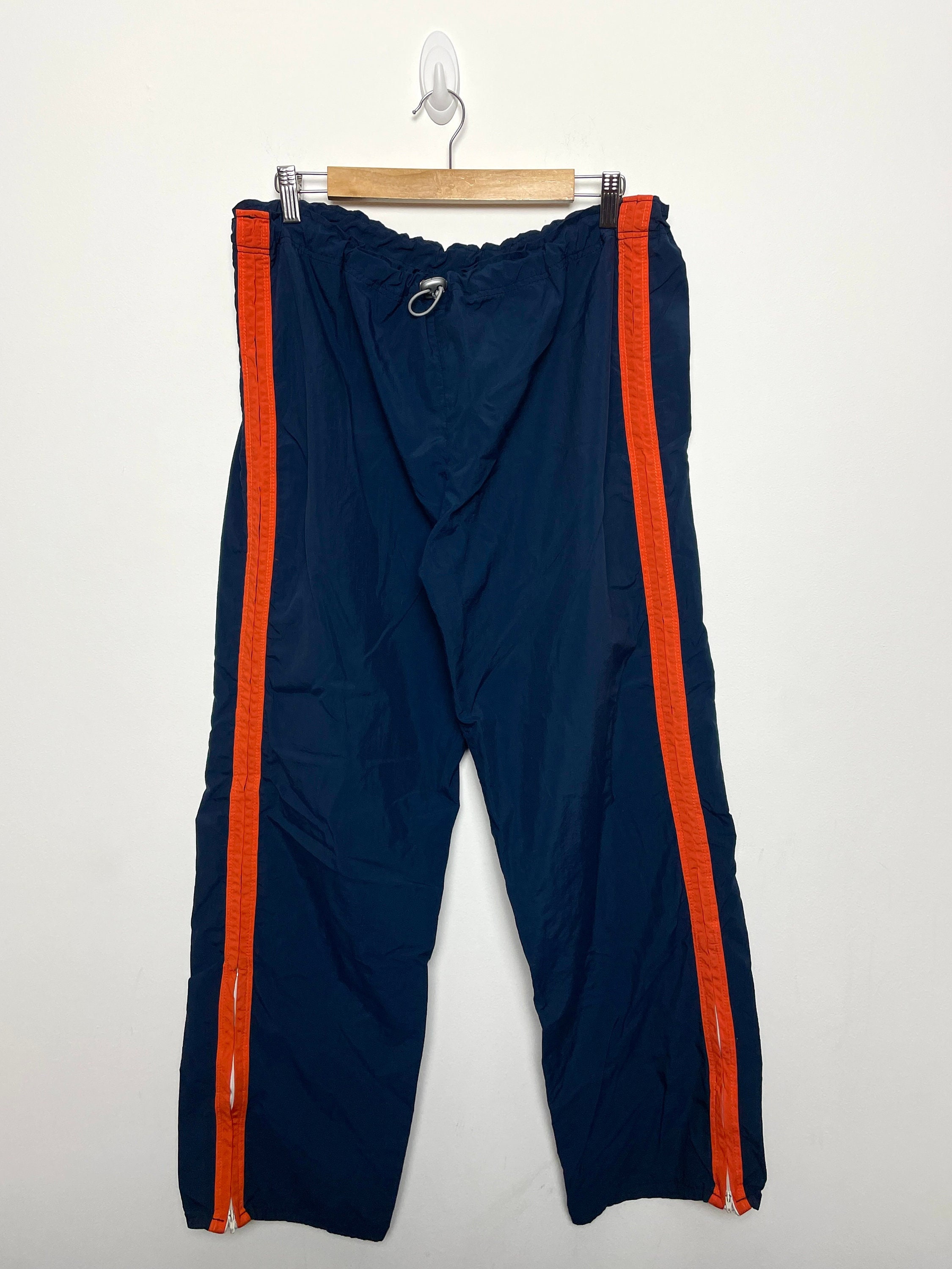 Vintage 1990s Highstep Striped Rave Synch Blue and Orange 