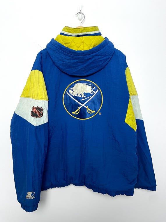 Vintage 1990s Starter Buffalo Sabres NHL Hockey Half Zip Pullover