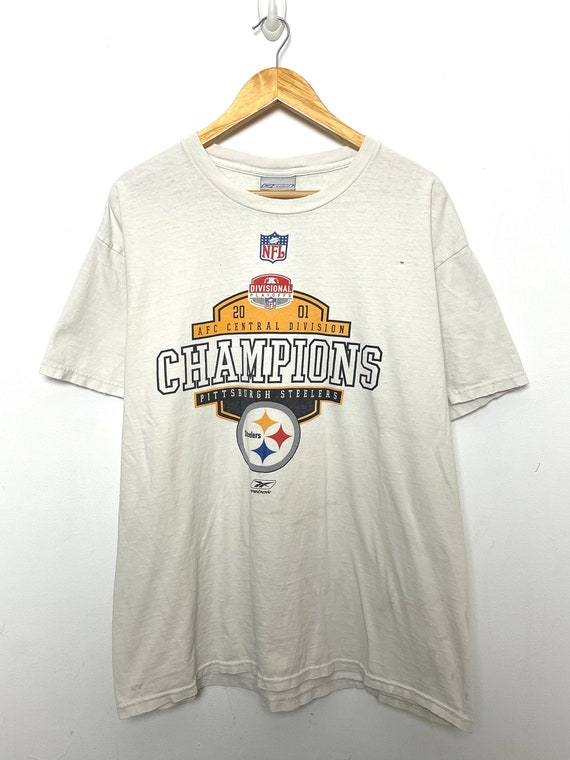 Vintage Reebok 2001 Pittsburgh Steelers AFC Centr… - image 1