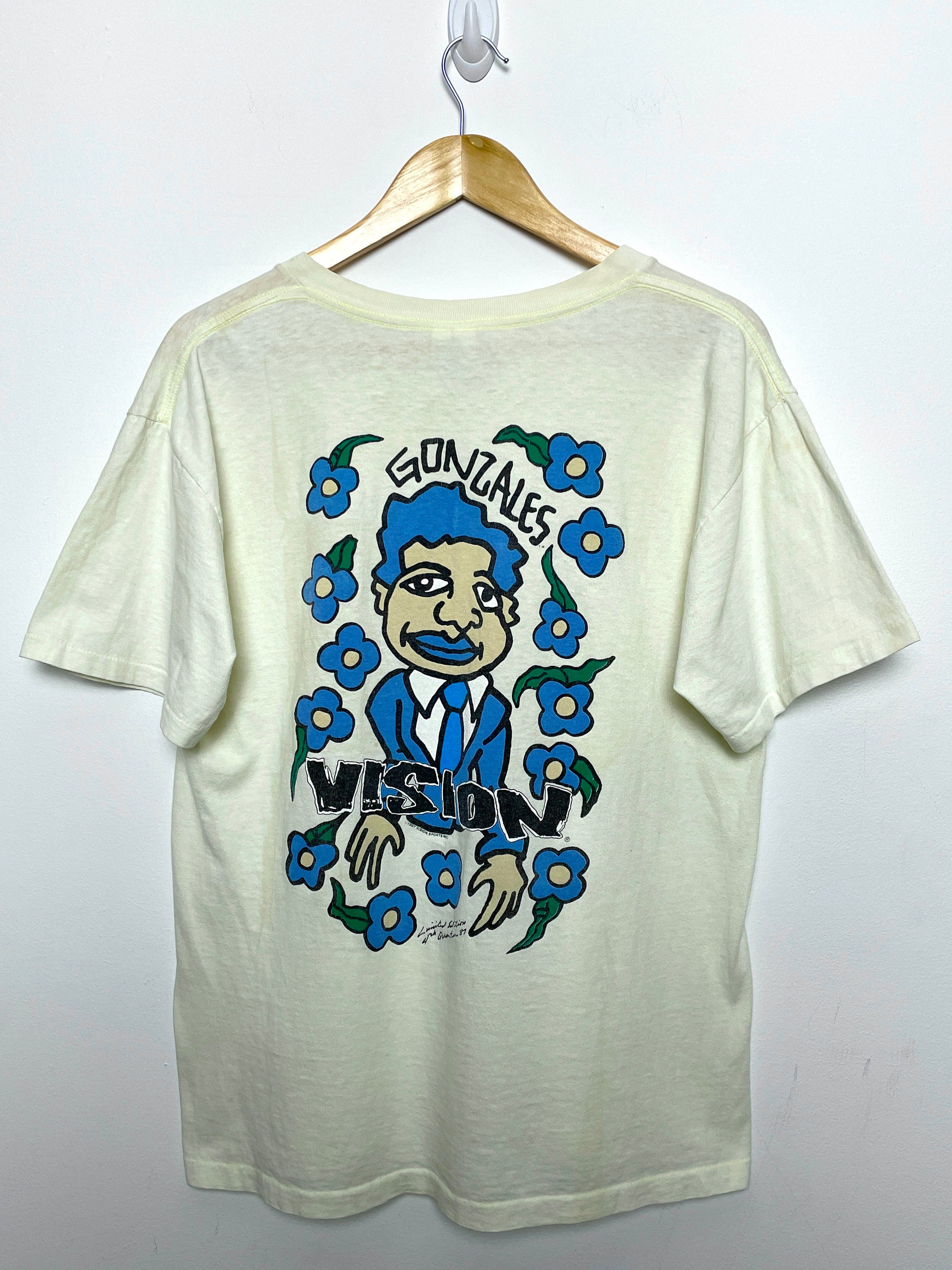 [MARK GONZALES]★25SS★SIGN LOGO MOTION GRAPHIC S/S T-SHIRT Vintage Vision Street Wear Mark Gonzales T Shirt Mens Small