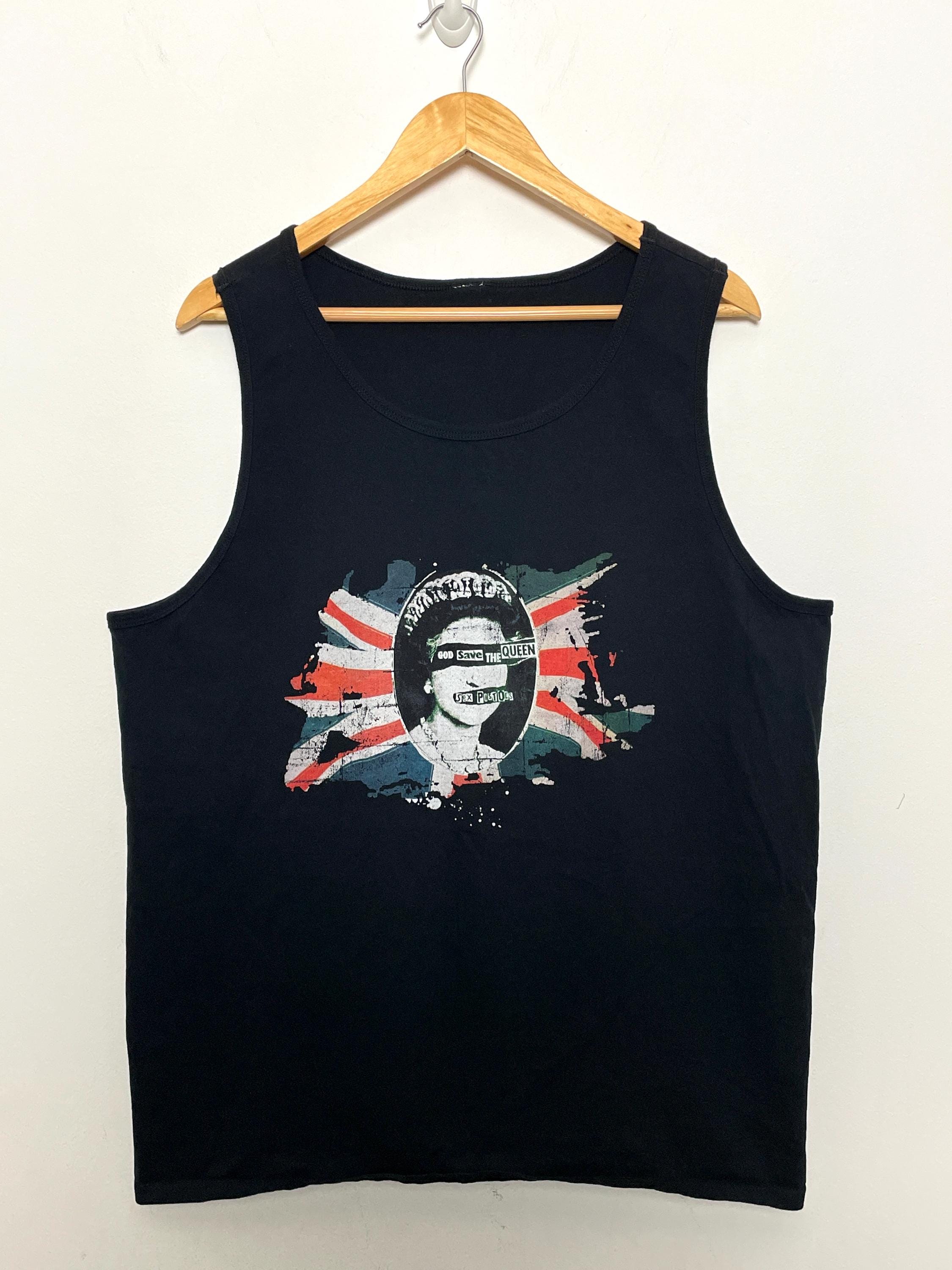 トップス PEEL&LIFT Fishing Vest Johnny Rotten Vintage Sex Pistols Johnny Rotten Sid Viscious “god Save the Queen