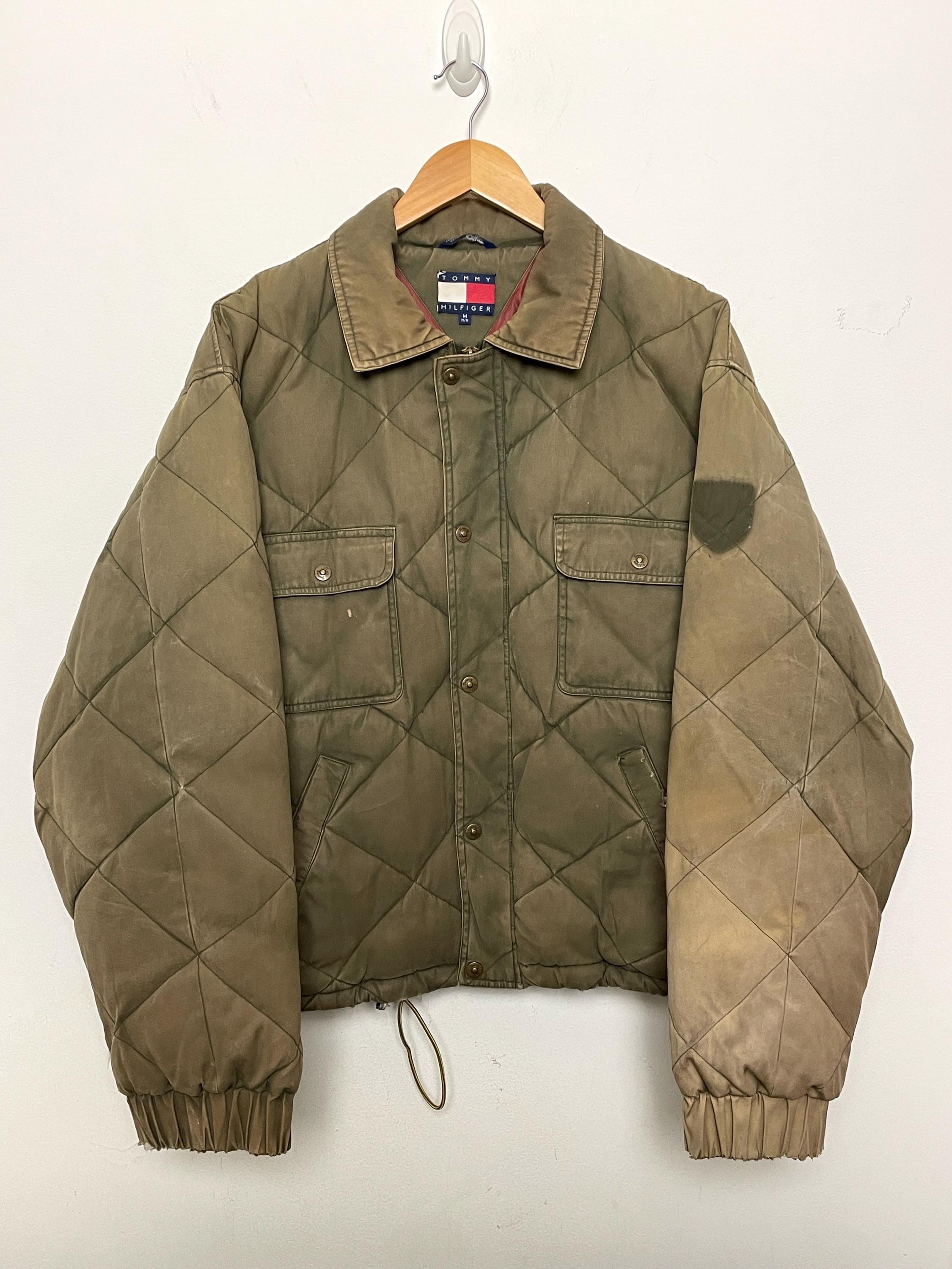 90s TOMMY HILFIGER hunting down jacket 【公式通販】