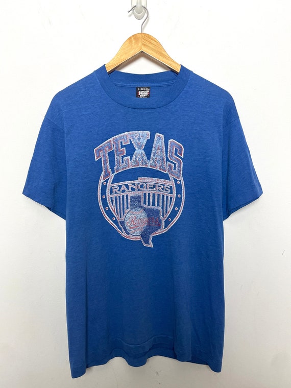 Vintage 1980s Texas Rangers MLB Baseball World Se… - image 1