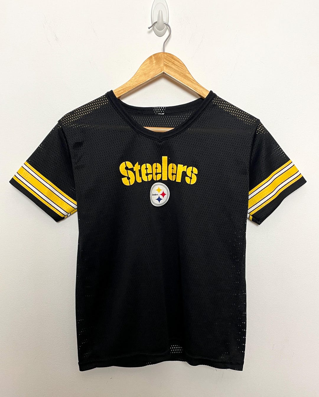 Vintage 1990s Pittsburgh Steelers NFL Football Black and Yellow