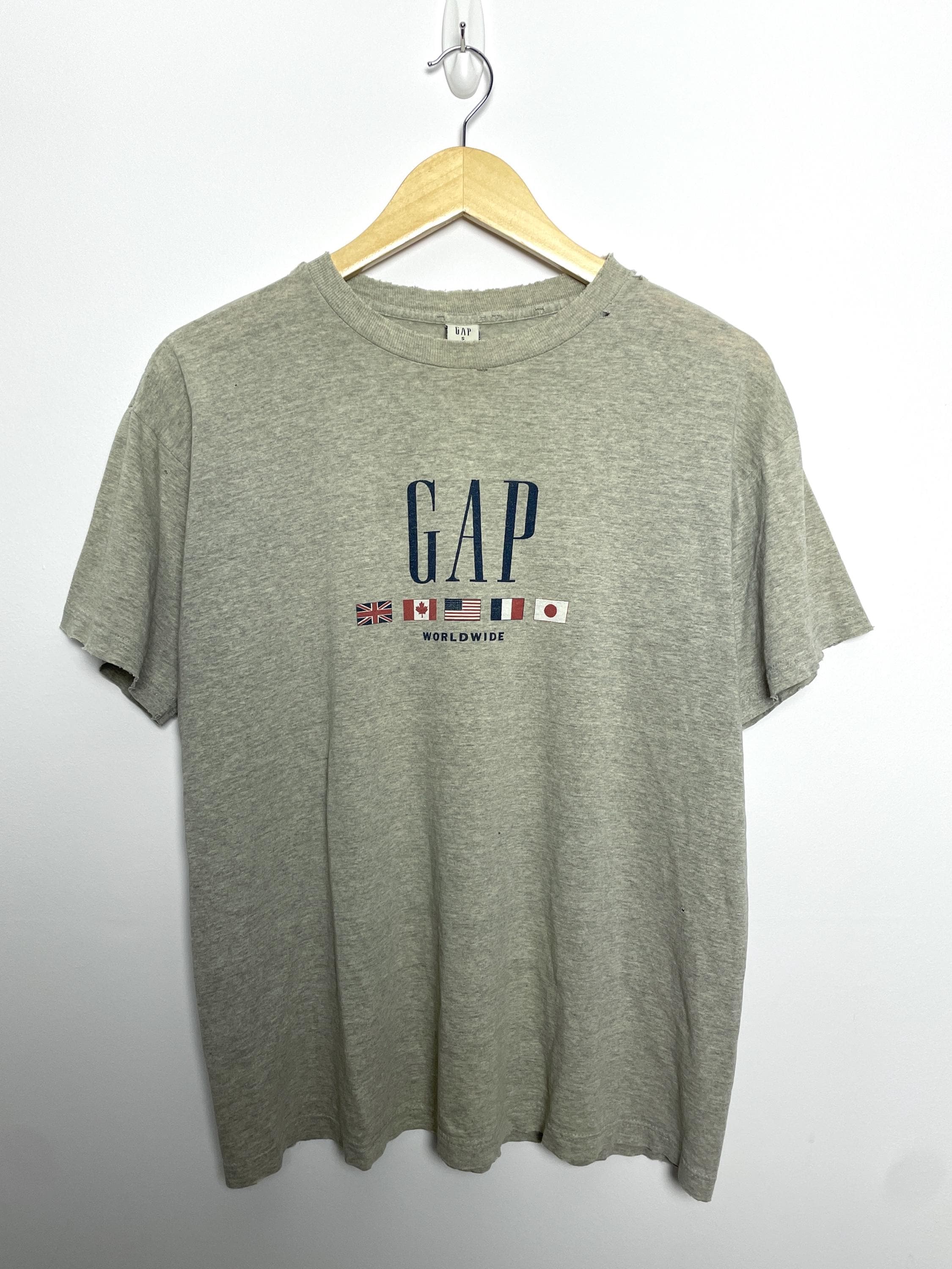90s old gap　スウェット　gray made in USA Yahoo!オークション - GAP ロゴ スウェット トレーナー M 90s