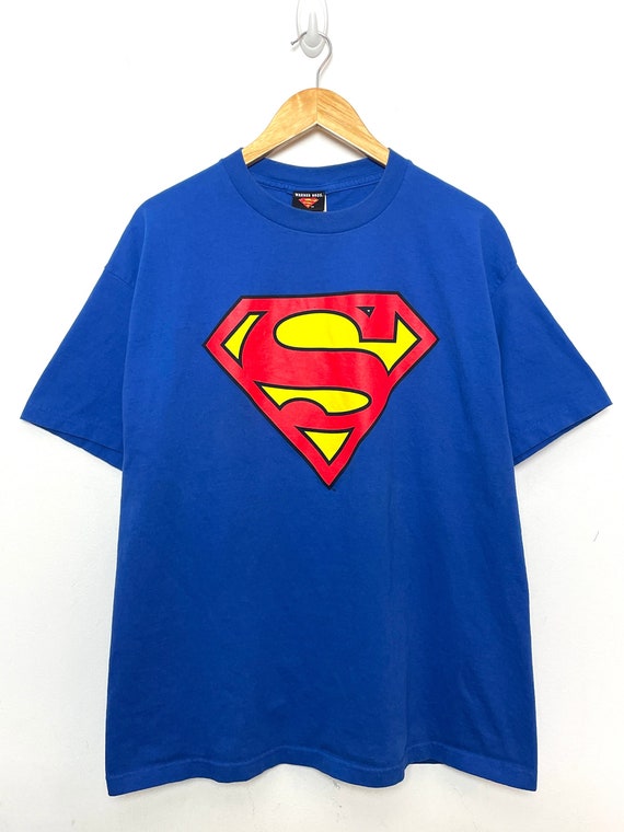 Vintage 1990s Superman Shield Logo DC Comics made… - image 1