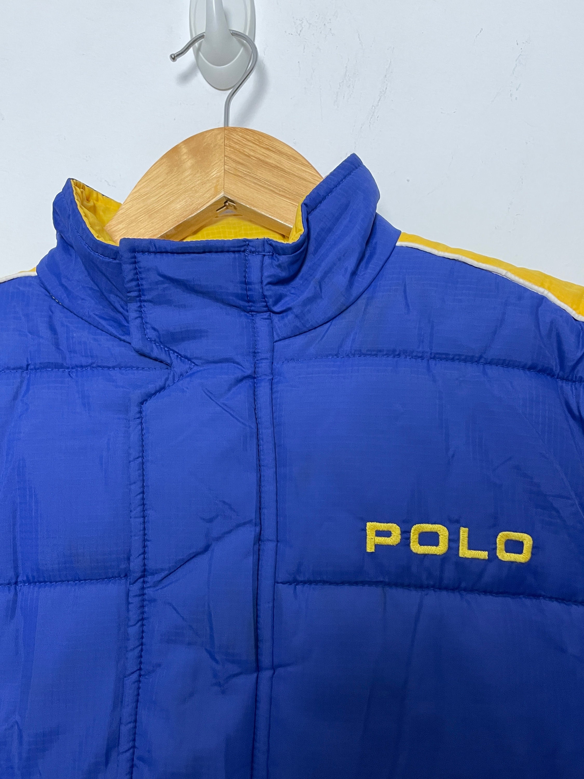 Vintage 1990s Polo Sport by Ralph Lauren Spell Out Logo Blue