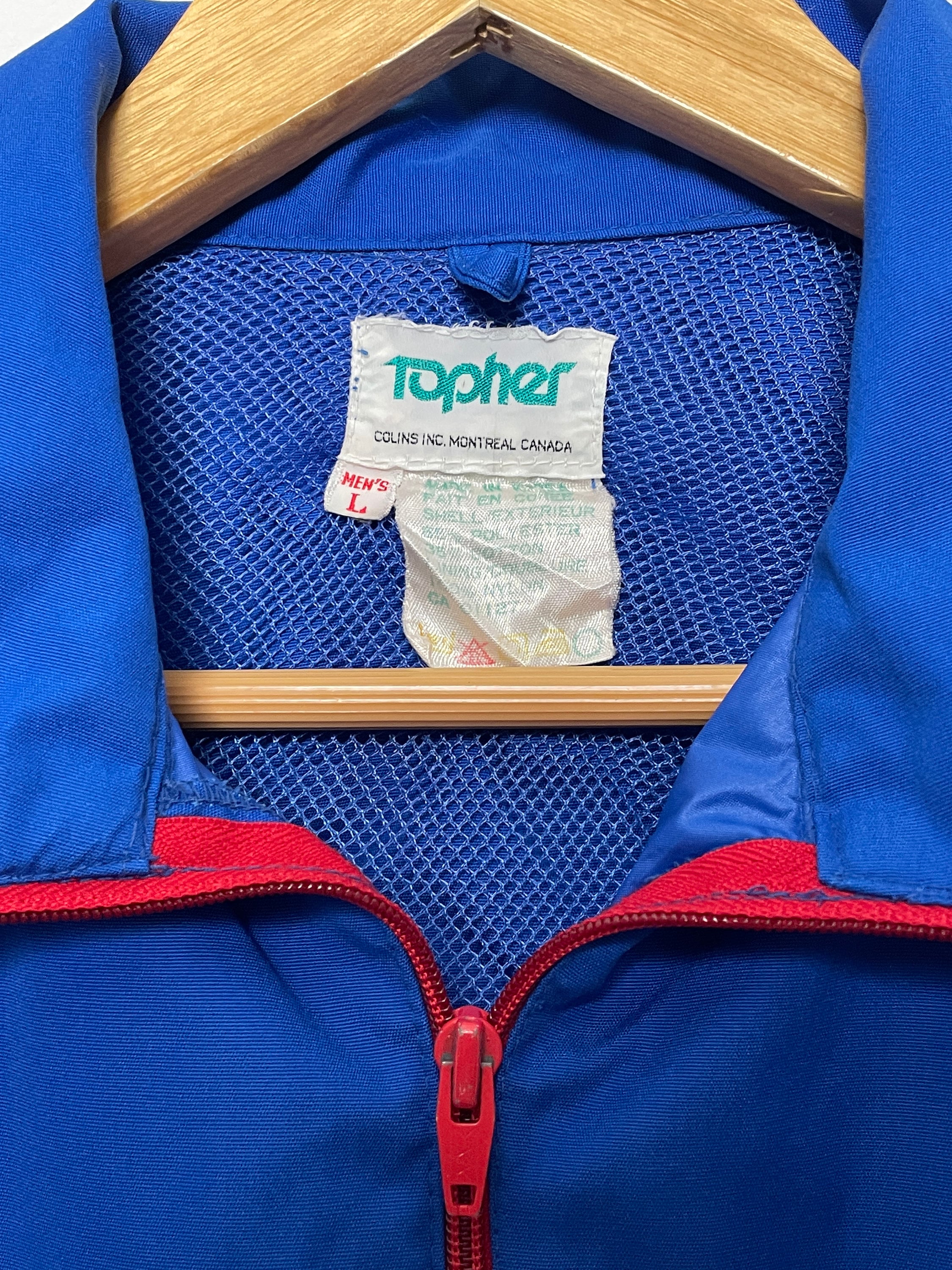 Vintage 1980 Lake Placid New York USA Winter Olympic Games Striped