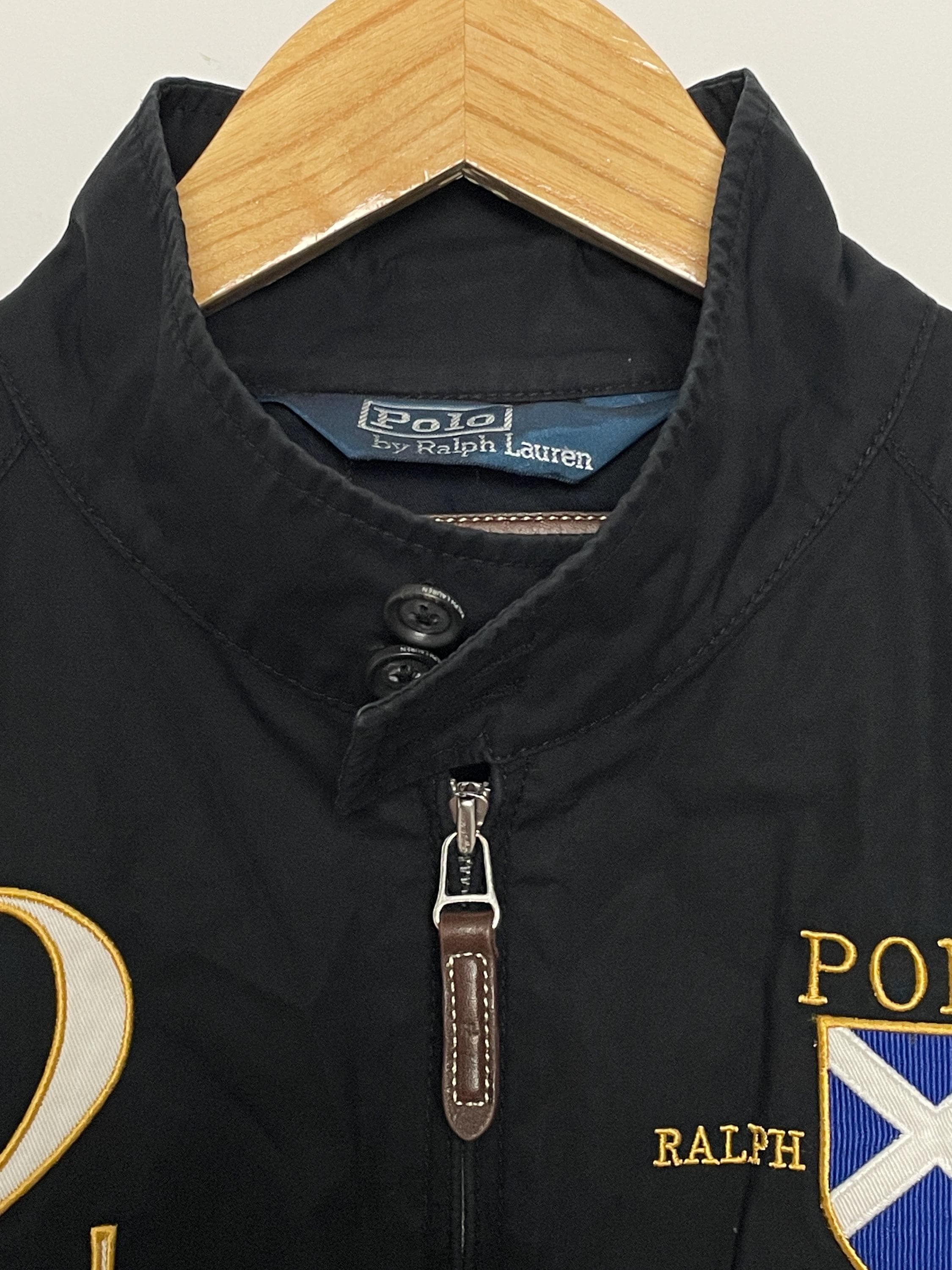 Vintage Polo by Ralph Lauren Blackwatch Number 2 Zip up Black