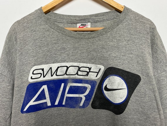 Vintage 1990s Nike Swoosh Air Spell Out Graphic T… - image 2