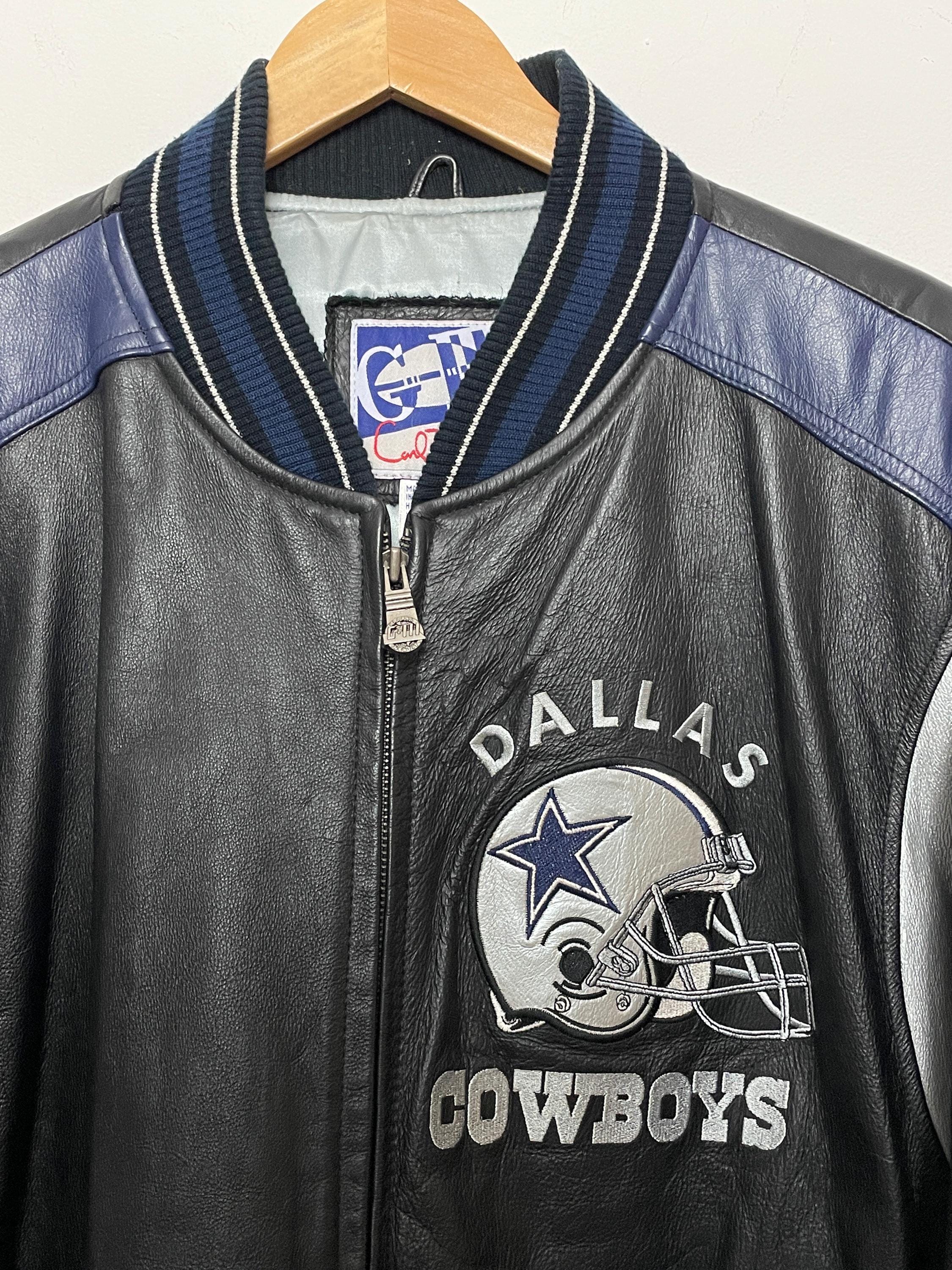 Vintage 1990s Dallas Cowboys NFL Football Genuine Leather