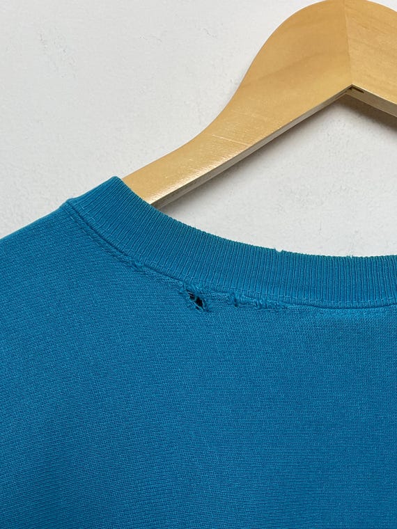 Vintage 1990s Champion Reverse Weave Made in USA C-Logo Blau