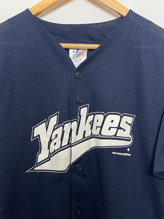 Vintage 1990s New York Yankees Logo Athletic Navy Blue MLB