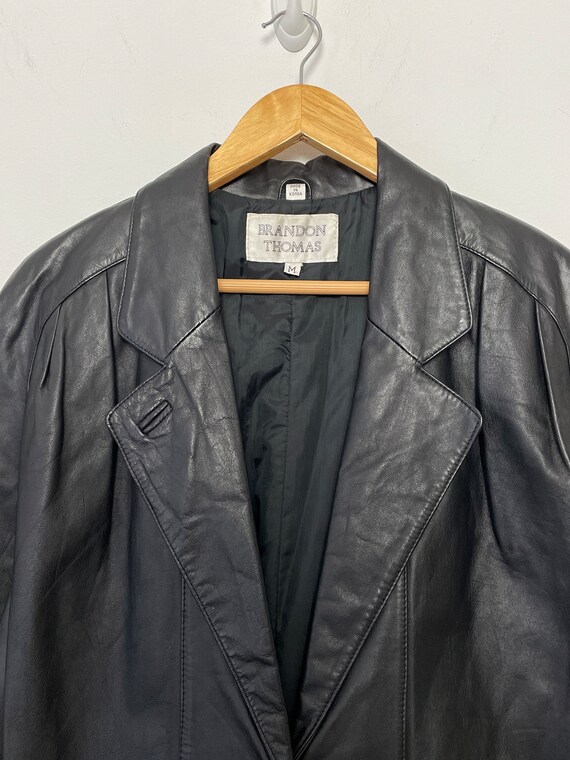 Vintage Leather Jacket Jean Pierre Jacket Vintage 1990s Black