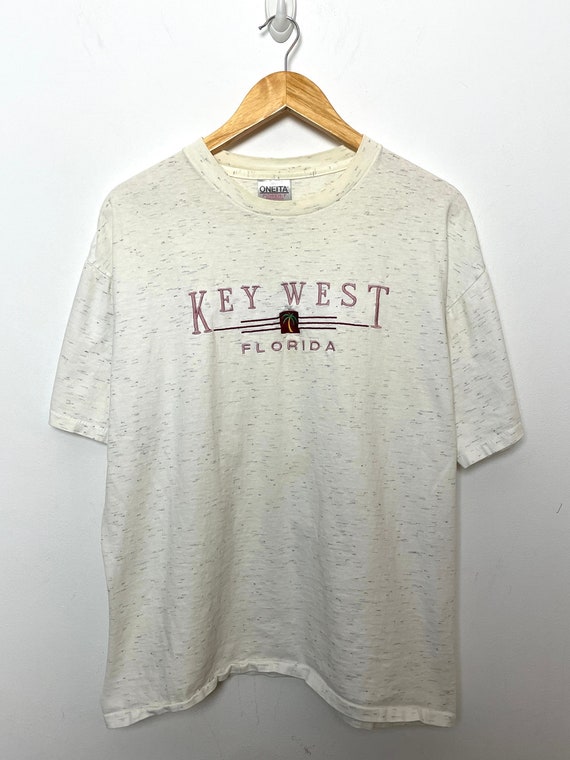 Vintage 1990s Key West Florida Embroidered Spell … - image 1