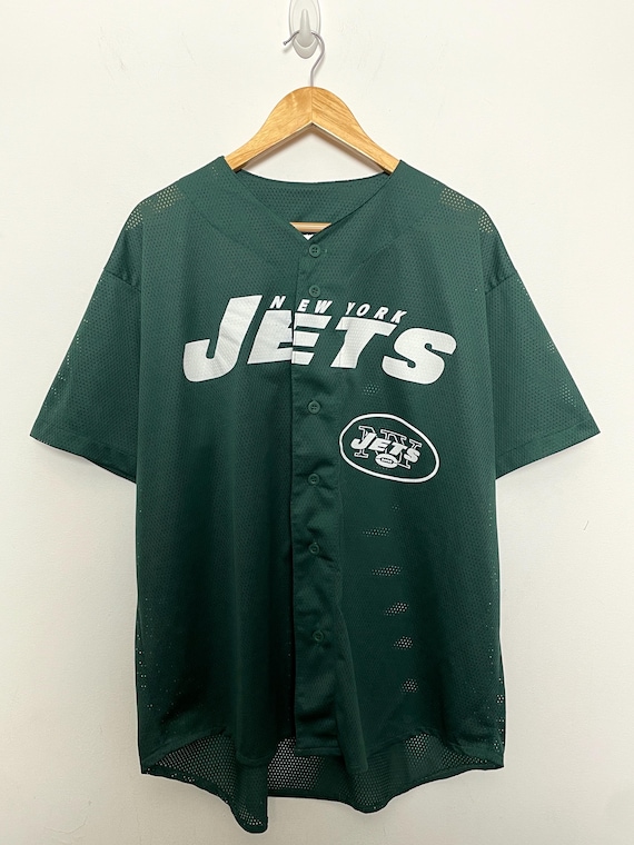 激レア90s US古着 NFL ニューヨーク ジェッツ newyork jets VINTAGE 90's New York JETS NFL Throwbacks Mirage Green