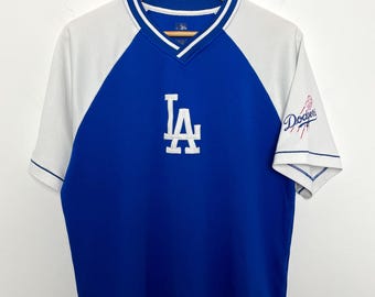 Vintage 1990s Los Angeles Dodgers Russell Athletic Jersey White L