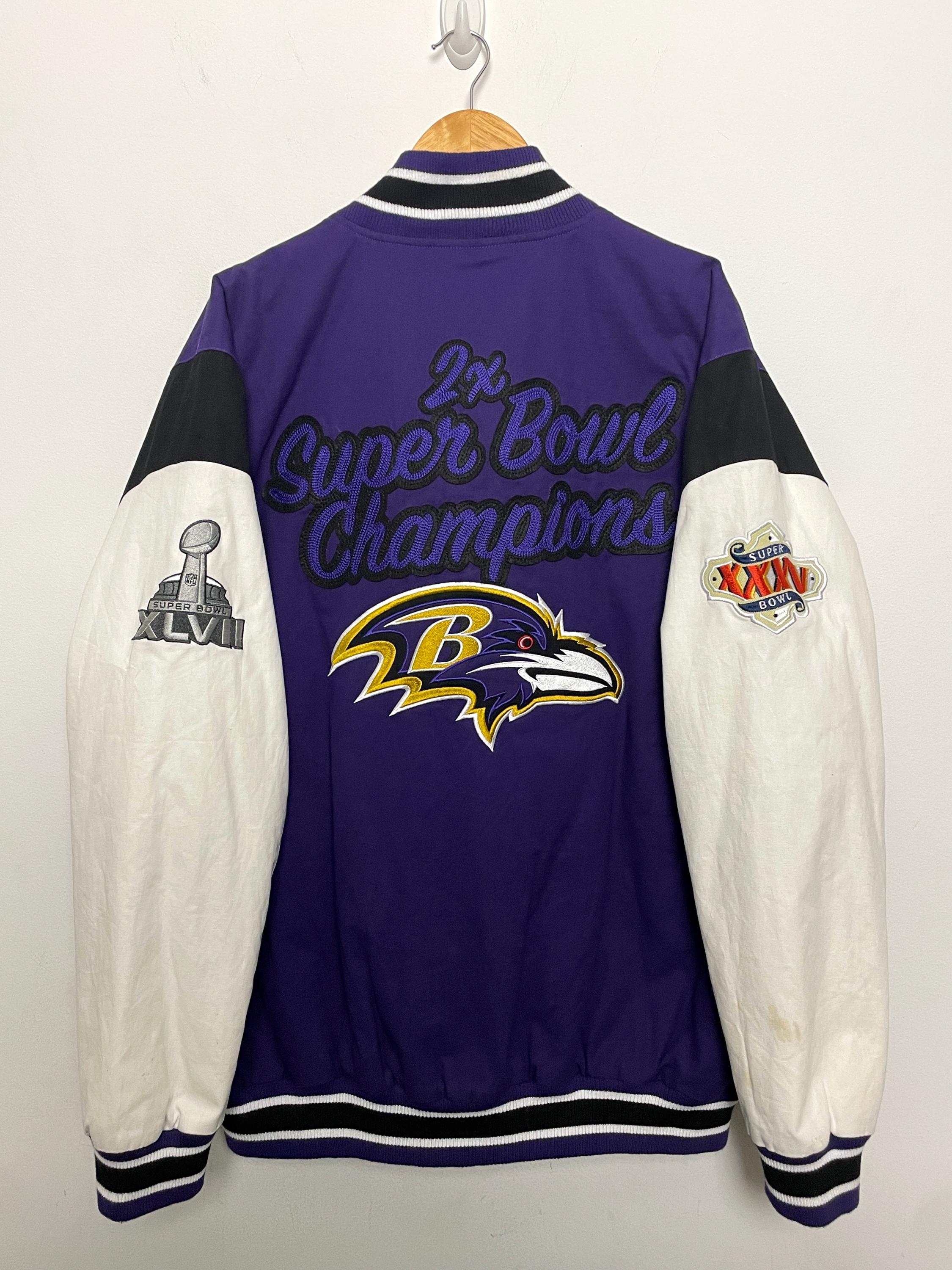 NFL Football Baltimore Ravens 2x Super Bowl Champions Spell Out