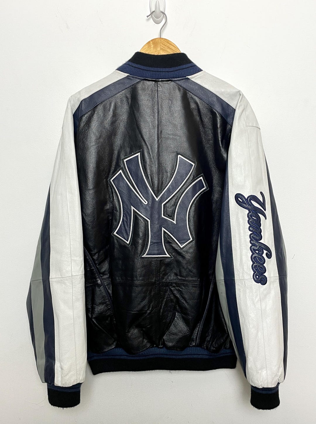 Vintage 1990s New York Yankees MLB Baseball Genuine Leather