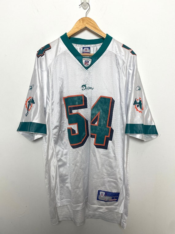 Vintage Miami Dolphins Reebok Jason Taylor Lineba… - image 1