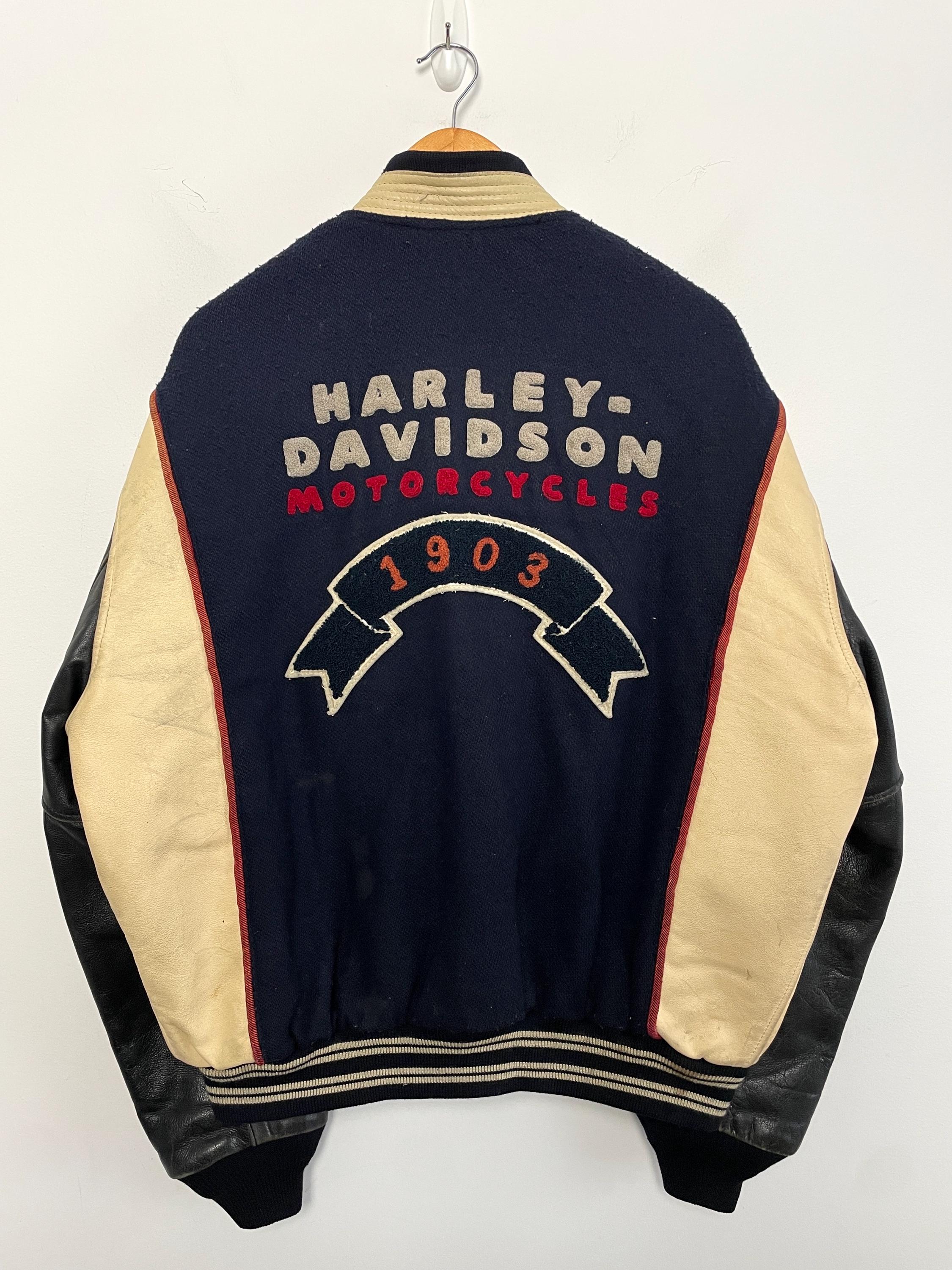 Harley Davidson Varsity Jacket - Etsy display picture 1