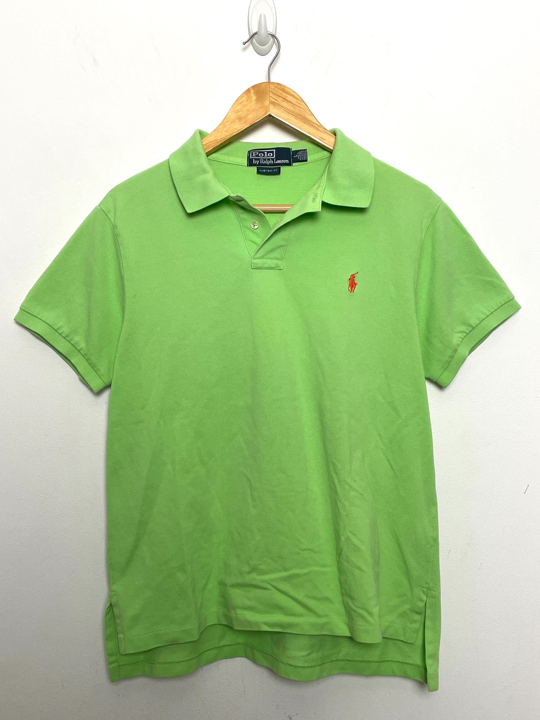 1990 年代のヴィンテージ Polo by Ralph Lauren グリーン 半袖 