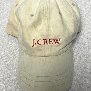 J.CREW ロゴキャップ ベージュ VINTAGE J Crew Vintage Hat - Etsy