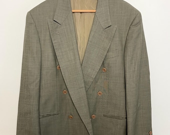 90s Chic Wool Blazer: Barney's New York, Size Small, Made in Italy