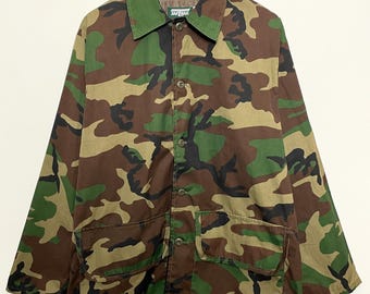 Vintage 1990s American Woodland Tarnmuster Military Style