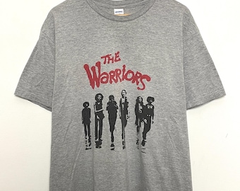 Vintage The Warriors 1970s New York City Movie Graphic Tee Shirt (fits adult Large)