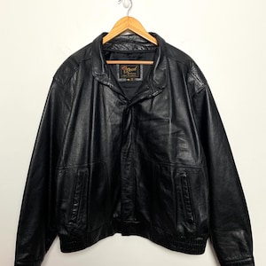 Reed Sportswear Leather Jacket - Etsy