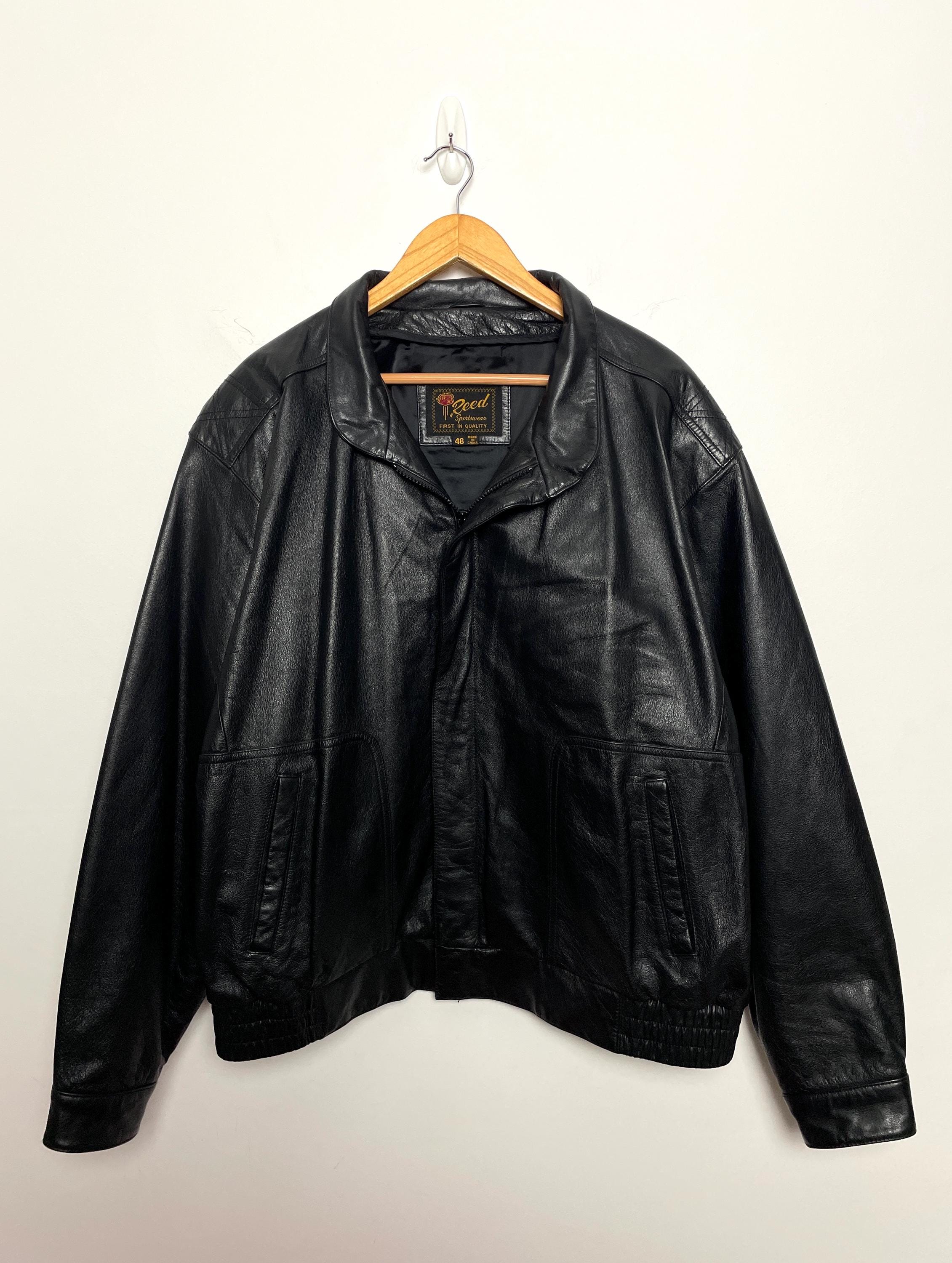 希少70s　Reed Sportswear　カフェレーサー　ライダース　ブラック 希少70s Reed Sportswear ライダース カフェレーサー ブラック 70年代