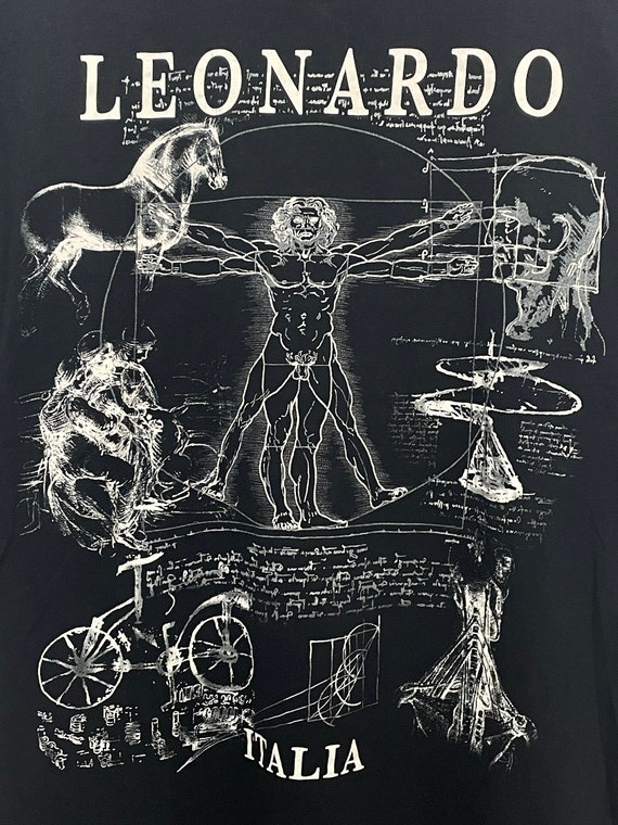 Vintage 1990s Leonardo Da Vinci Italia Vitruvian Man Vintage 1990s Leonardo Da Vinci Italia Vitruvian Man