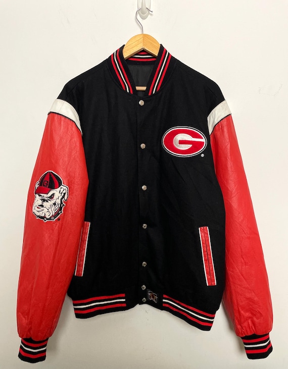 Vintage 1990s Jeff Hamilton Georgia Bulldogs SEC Genuine Leather