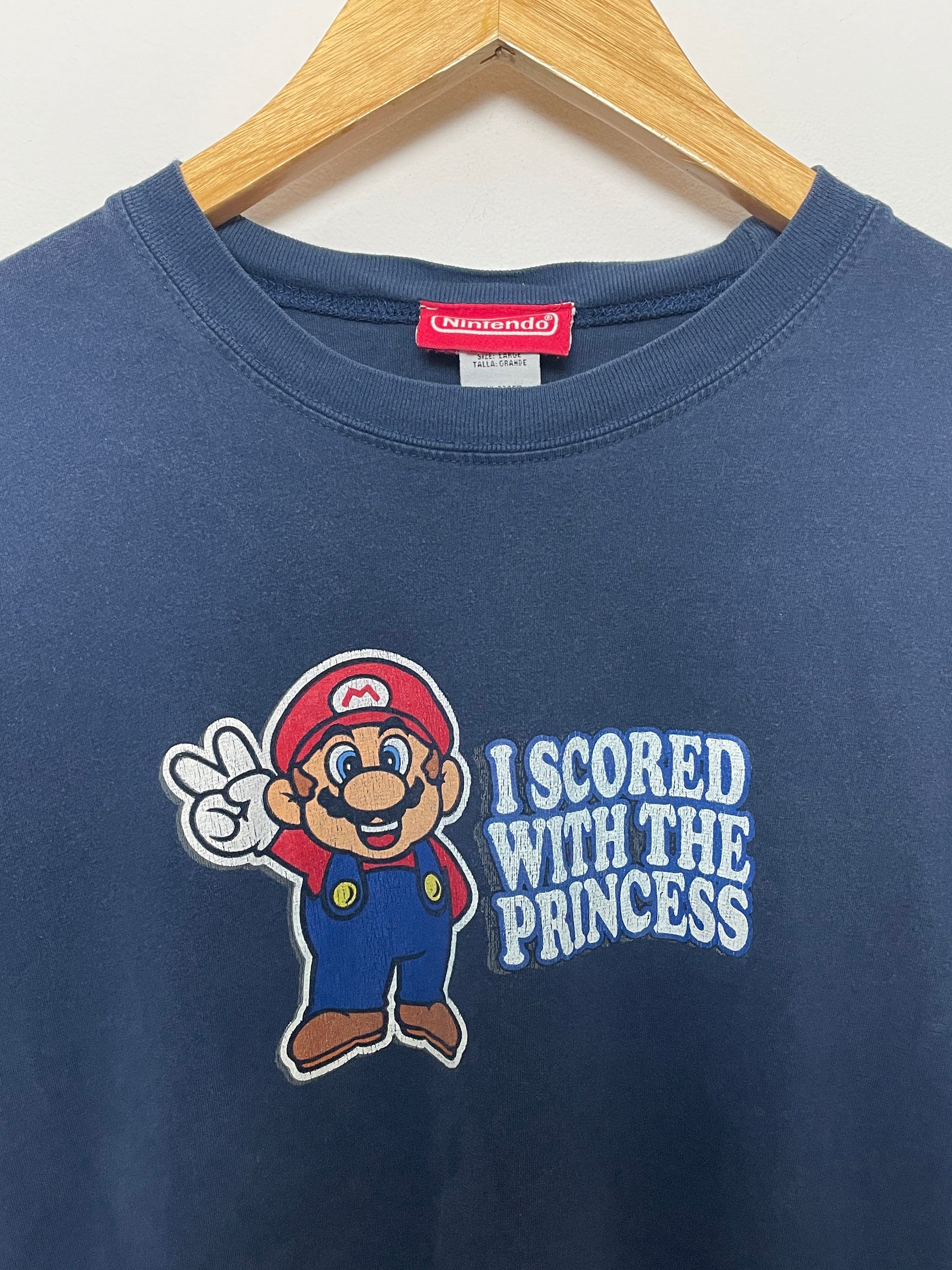 スーパーマリオ 3 tee 00s y2k tシャツ Nintendo 00s スーパーマリオ マリオ ビンテージ Tシャツ Y2K 半袖 L