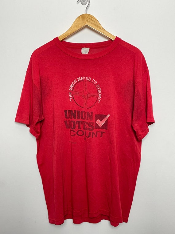 Vintage 1991 "The Union Makes Us Strong" Workers U
