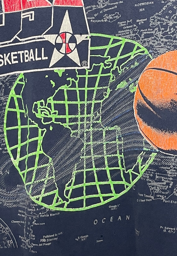 Vintage 1990s USA Basketball Dream Team Map Globe Gra… - Gem